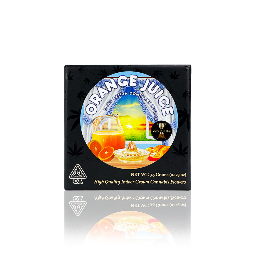 Photograph of product: TEAM ELITE GENETICS - Flower - Orange Juice - 3.5G