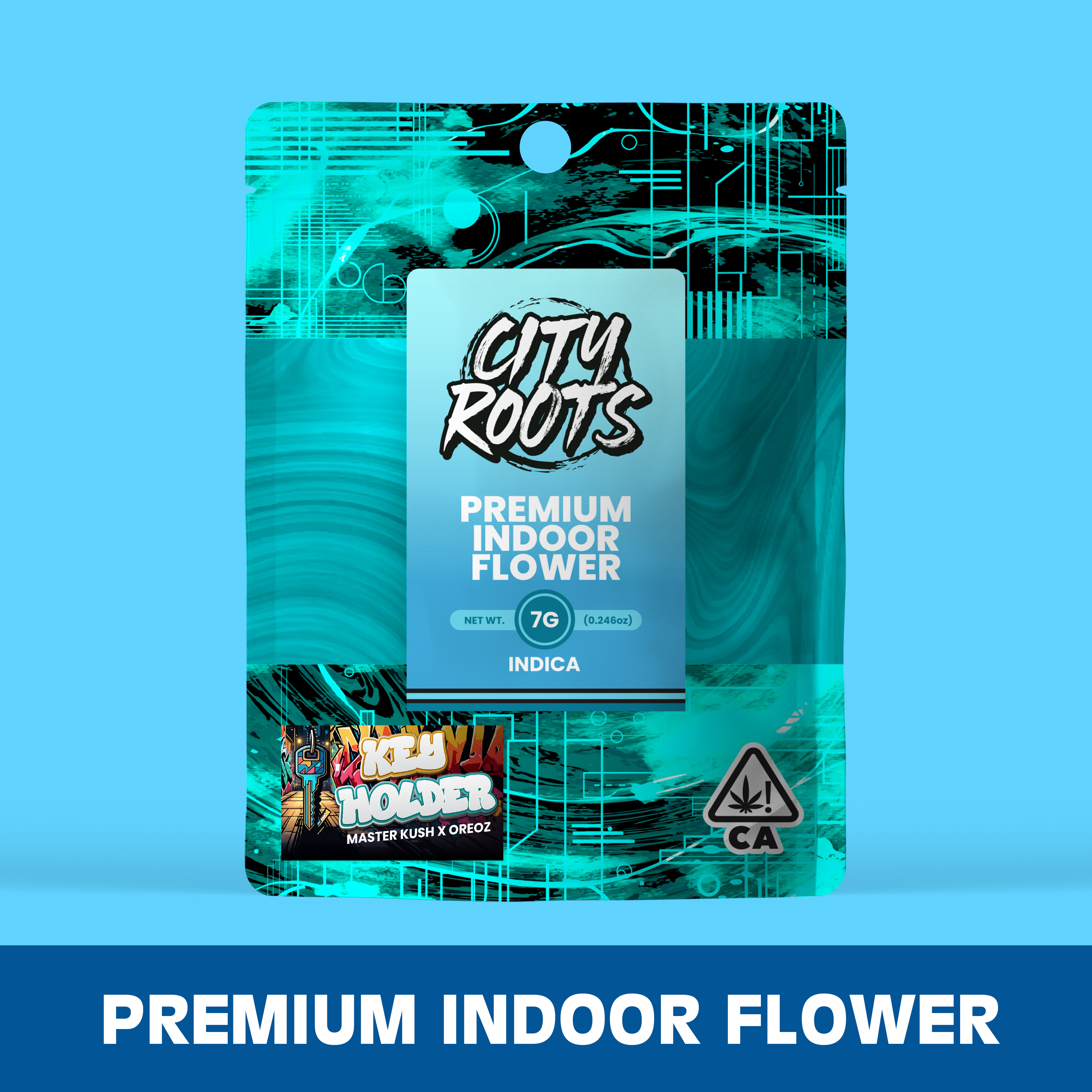 Photograph of product: City Roots - Key Holder (Oui'd) Premium Flower - 7g