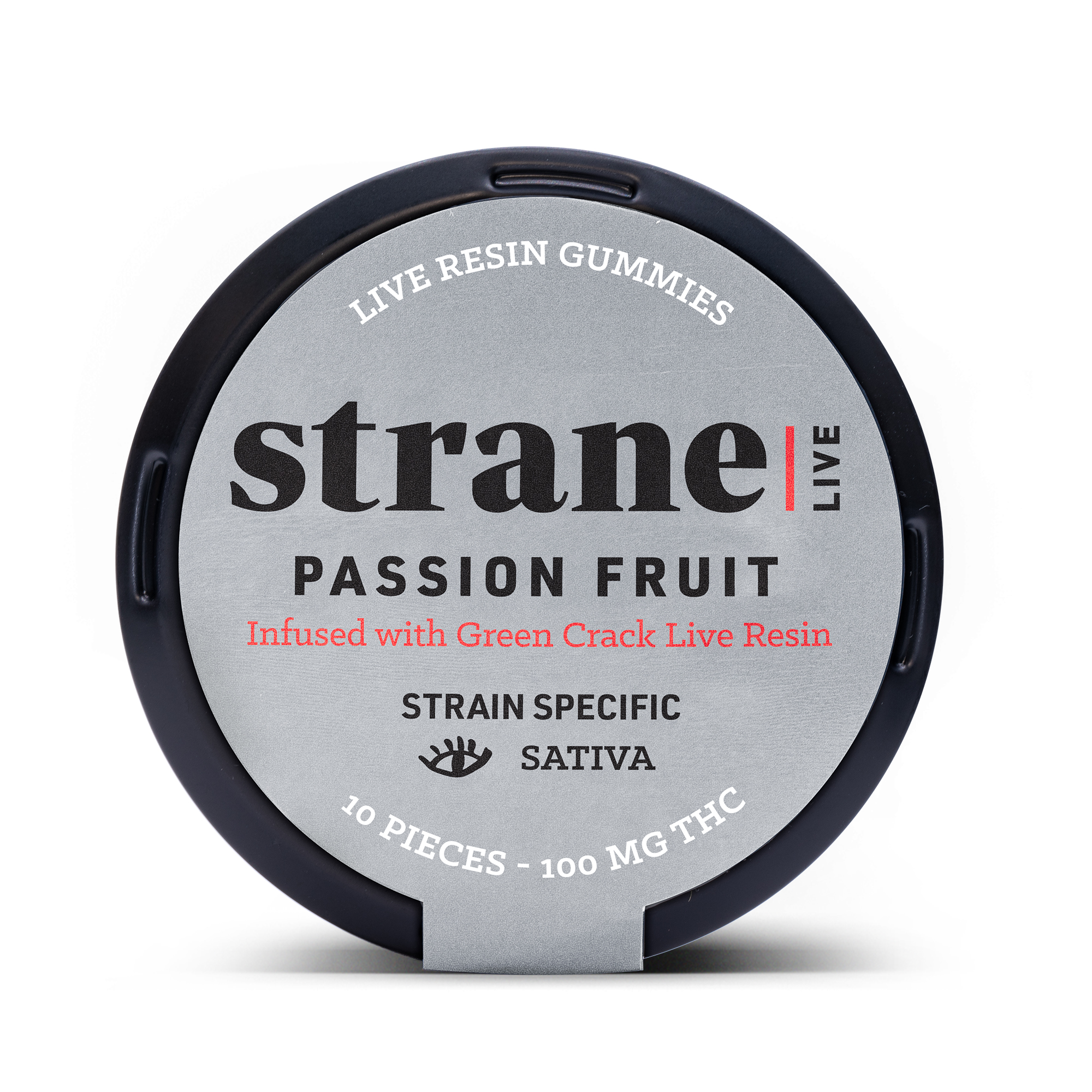 Photograph of Product: Passionfruit Live Resin Infused Gummies [10pk] (100mg THC)