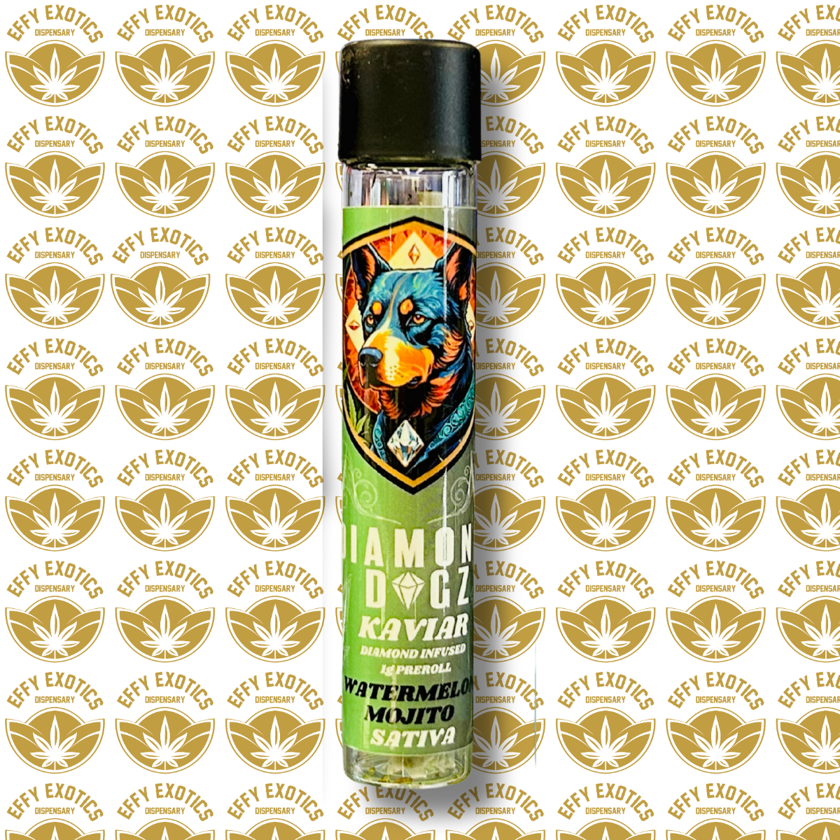 Photograph of product: GONZO - Diamond Dogz - Kaviar | WATERMELON MOJITO - Scotti's Cake #5