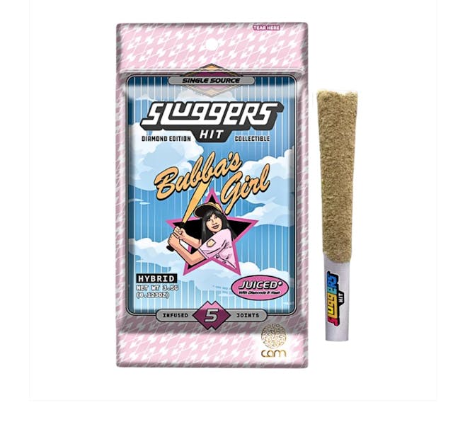 Photograph of product: $51.72 - Bubba's Girl Sluggers Hit 5Pk Pre Rolls - 