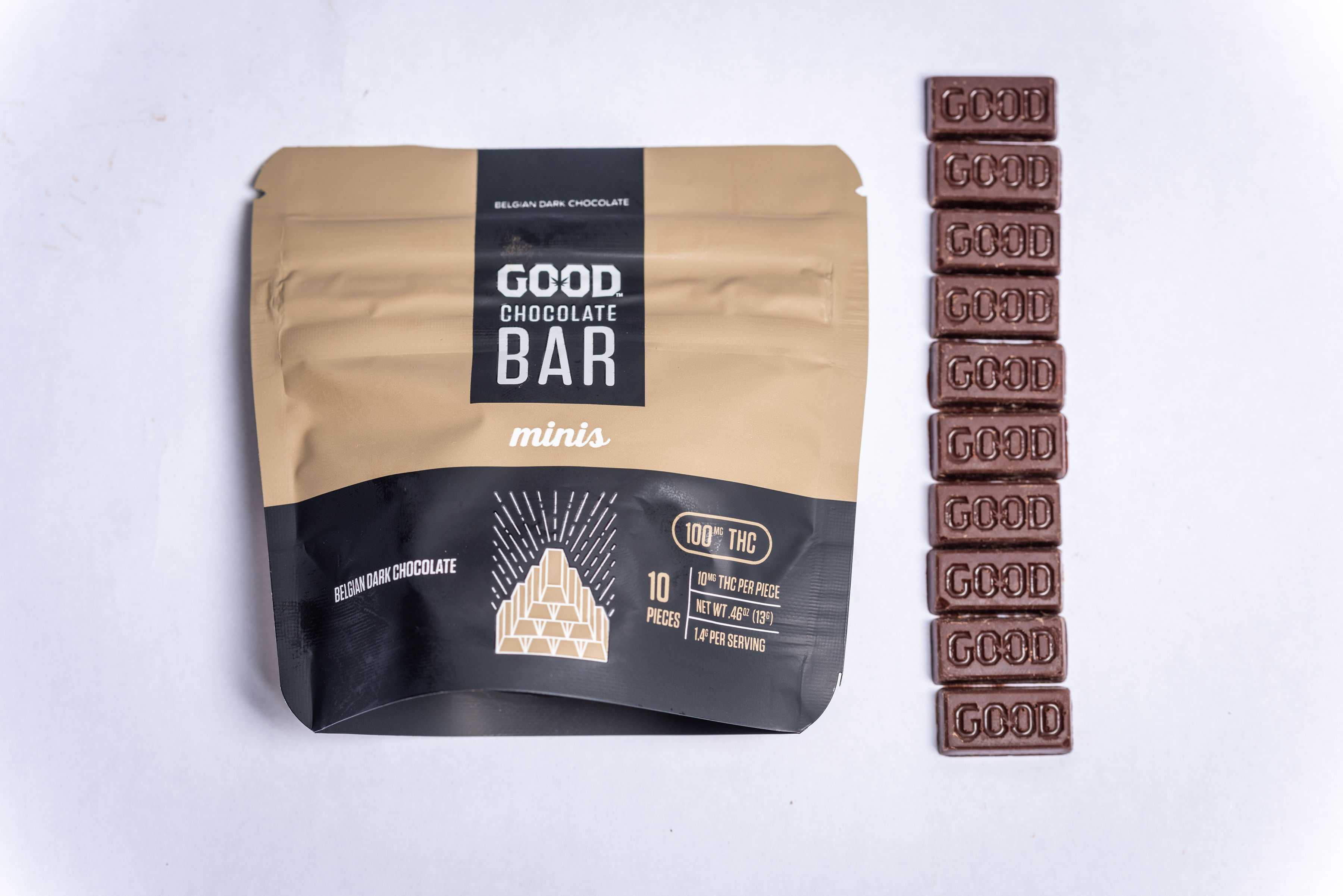 Photograph of product: Full-Dose Dark Chocolate Minis Hybrid