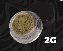 Photograph of product: Sneaky Pete's Razzle Dazzle Dante's Inferno Kief - 2g
