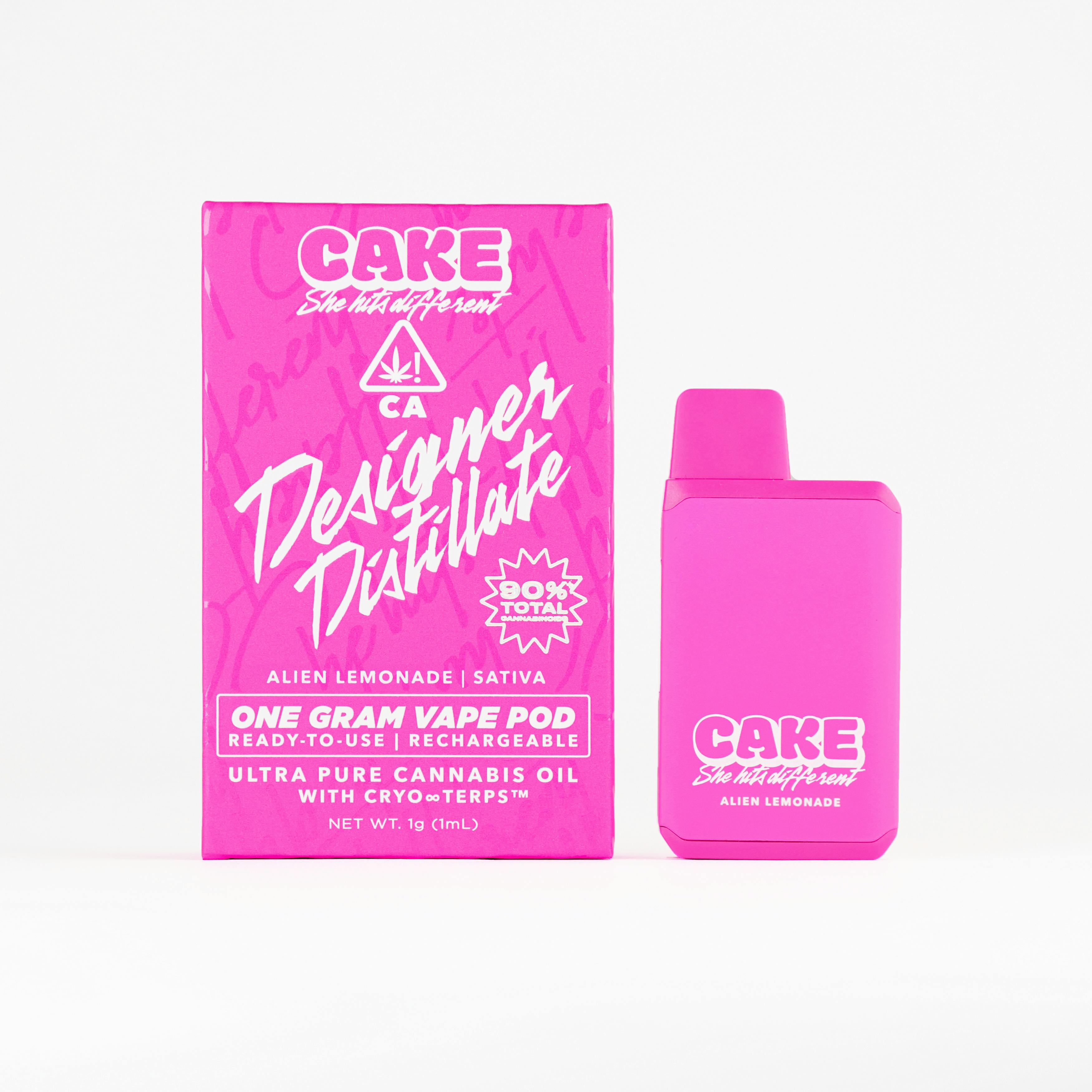 Photograph of product: CAKE | Alien Lemonade | (S) | Designer Distillate 1.25G