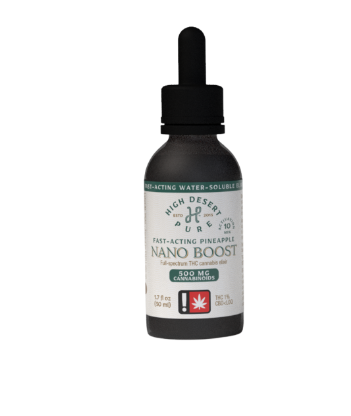 Photograph of product: High Desert Pure 1:1 Nano Boost Tincture - Pineapple