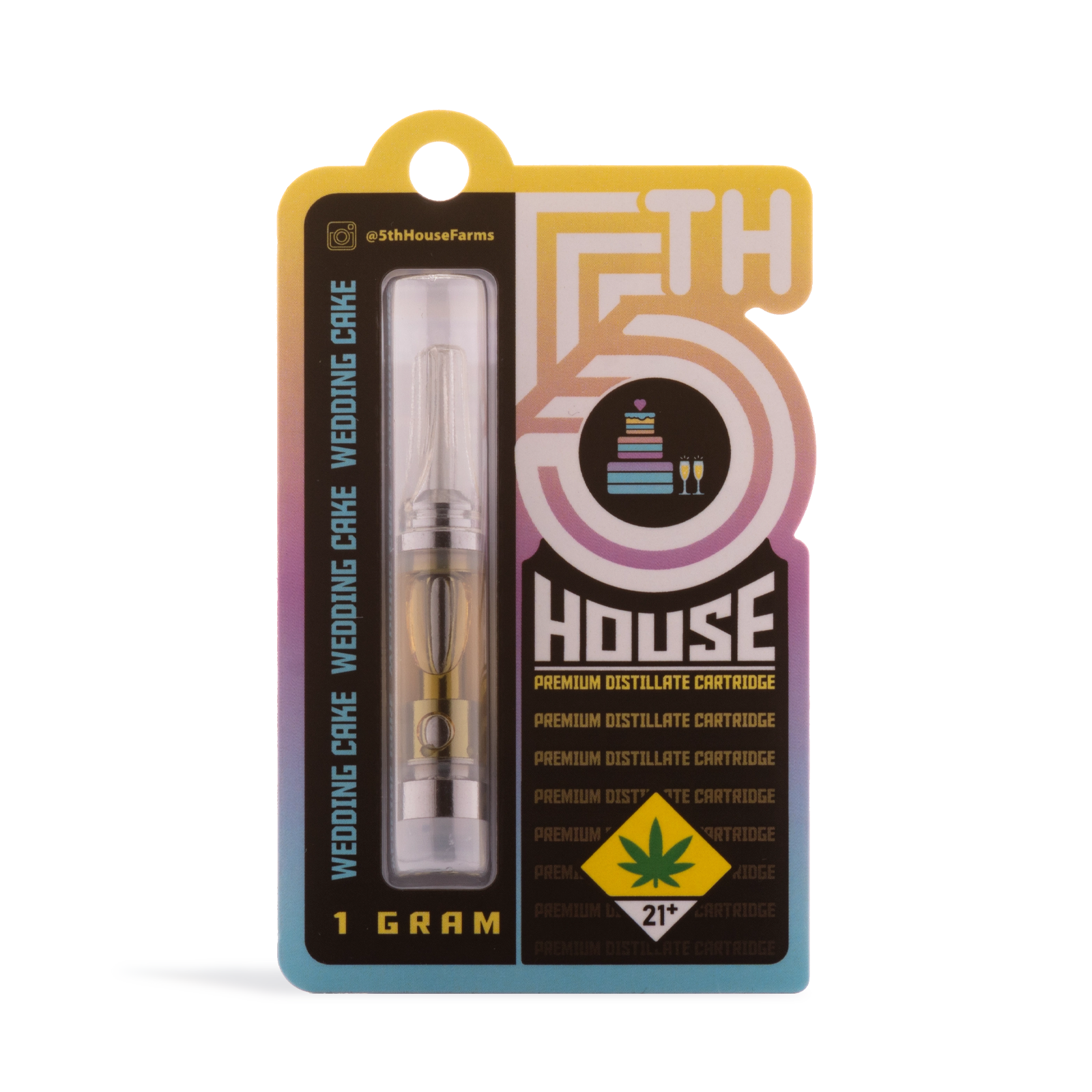 Photograph of product: Wedding Cake Premium Distillate Cartridge | 1g