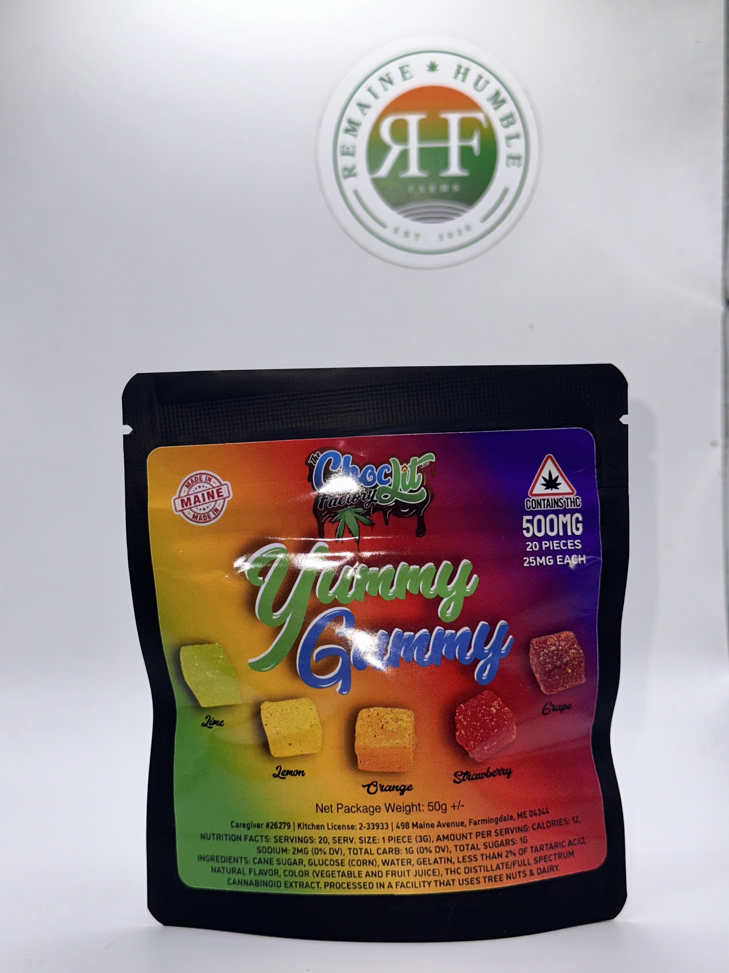 Photograph of product: Gummy Edibles - Tutti Frutti Yummy Gummy