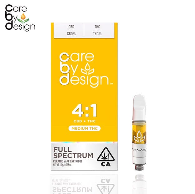 Photograph of product: Care By Design - 4:1 CBD/TH-oui Full Spectrum Vape - 1g - 