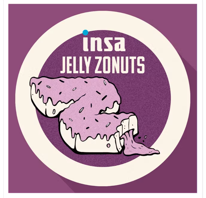 Photograph of product: Insa - Flower 28g - Jelly Zonuts