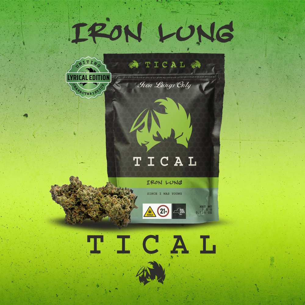 Photograph of product: TICAL | Flower Iron Lungs - 3.5g