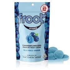 Photograph of product: froot - Blue Razz Dream - Froot - 10Pk