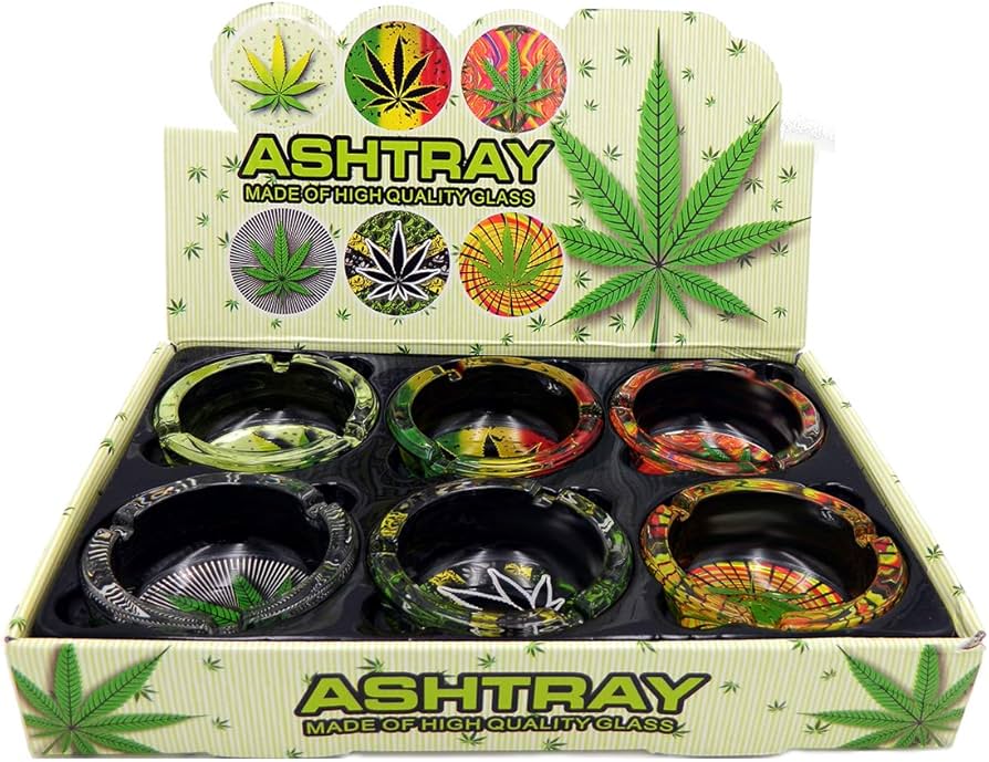 Photograph of product: Glass Round Ashtray