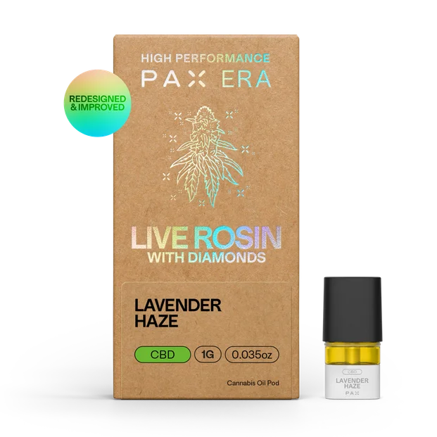 Photograph of product: PAX- Live Rosin Pod - Lavender Haze (S)