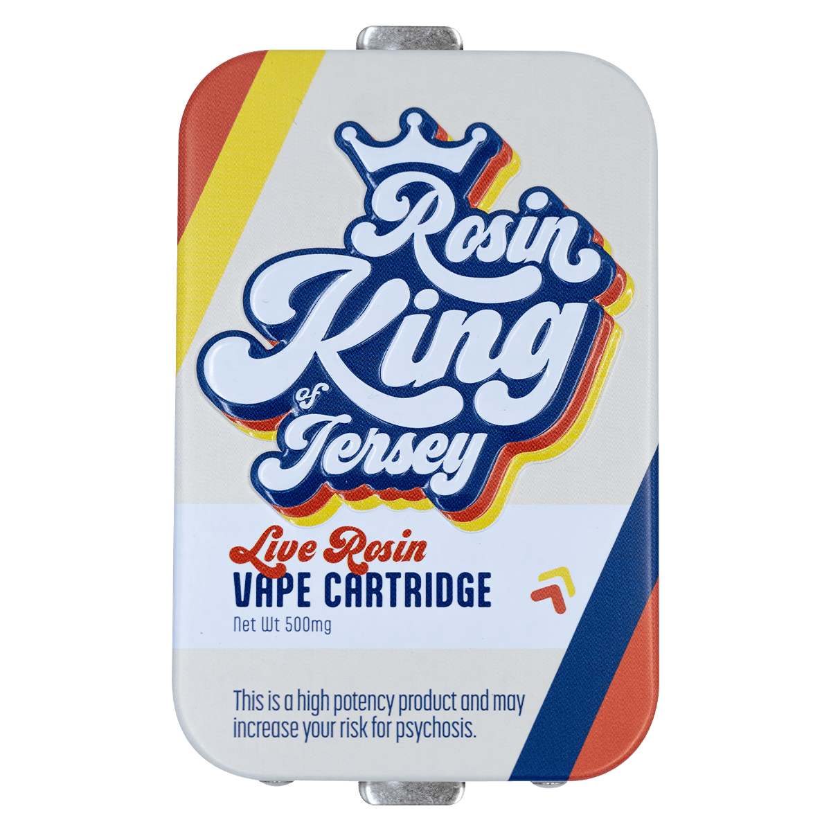 Photograph of product: Rosin King of Jersey |Live Rosin Vape Cart | 0.5g | Strawberry Fumez |