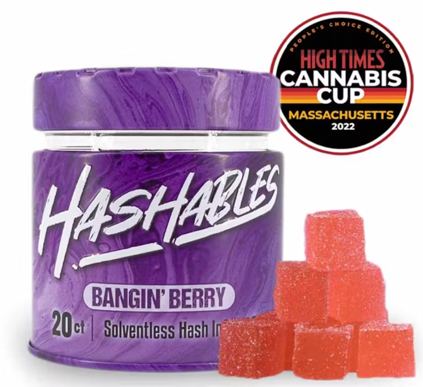 Photograph of product: 100mg au chocolatables | Bangin Berry