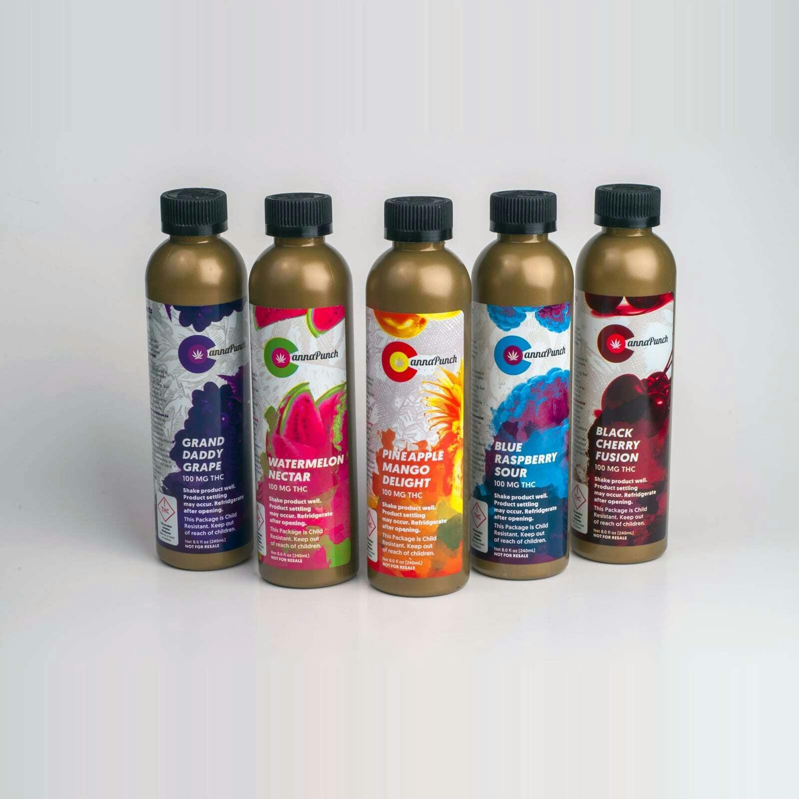 Photograph of product: CannaPunch 100mg Pineapple-Mango