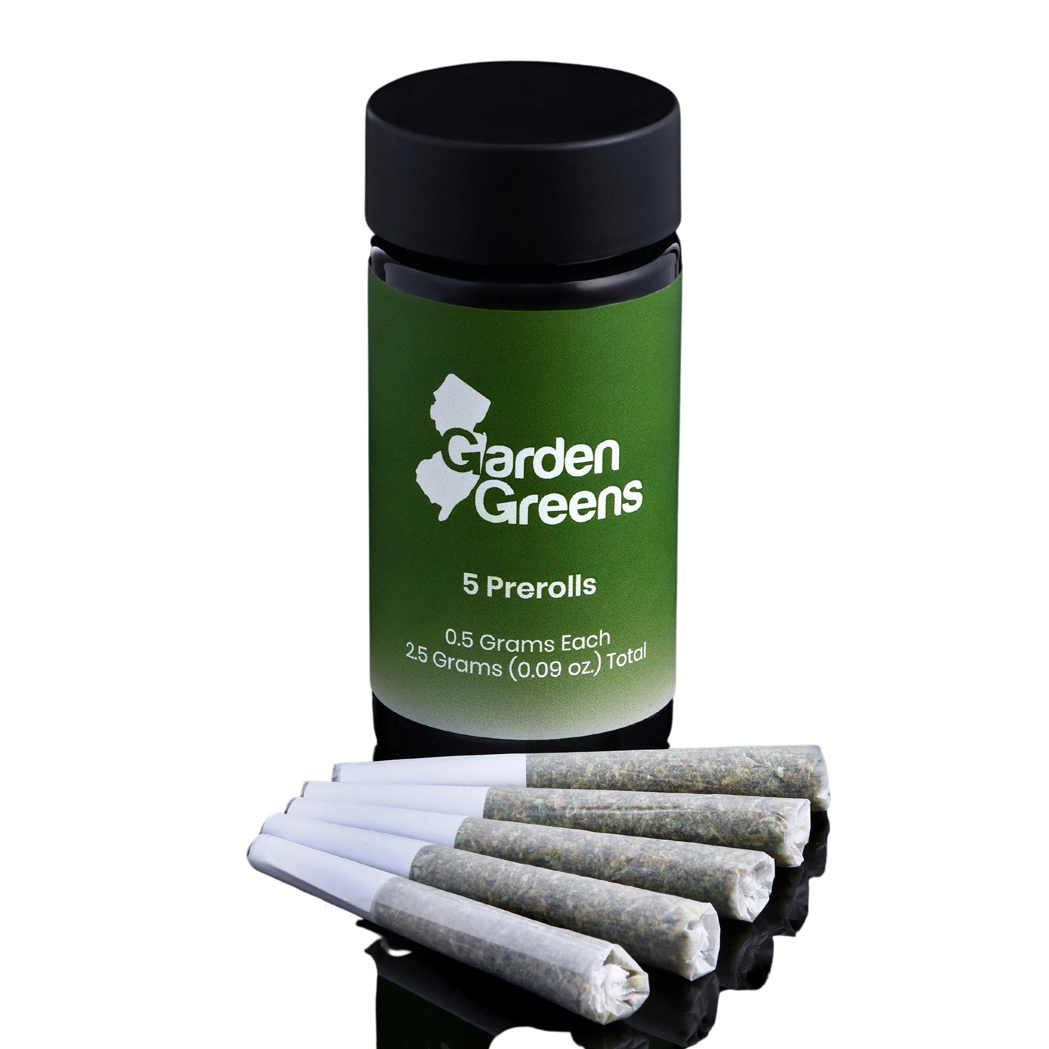 Photograph of product: Garden Greens - Pre-Rolls - Rainbow Mochi  (H) - 5pk