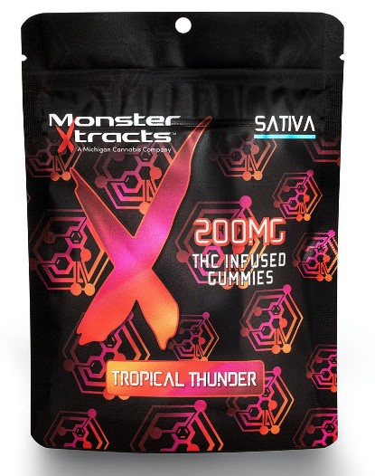Photograph of product: MX | Tropical Thunder Oui'd Gummies | 200mg (AU)