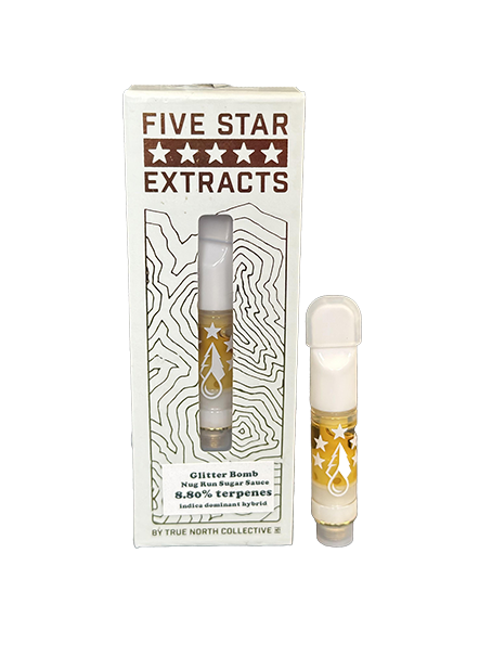 Photograph of product: Glitter Bomb Live Resin Cart | True North