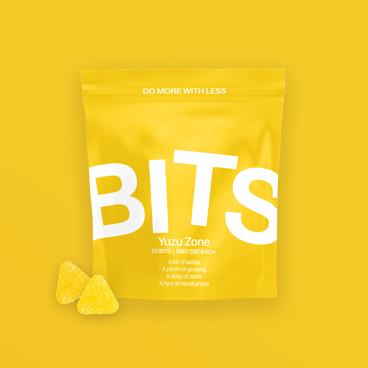 Photograph of product: BITS | Yuzu Zone (S) Gummies | 20 Pack (100mg)