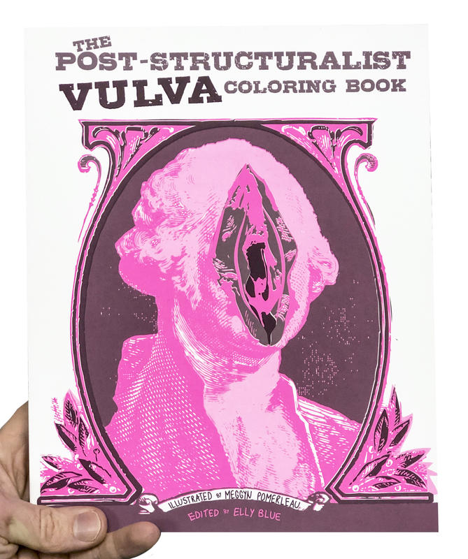 Photograph of product: Post-Structuralist Vulva Coloring Book