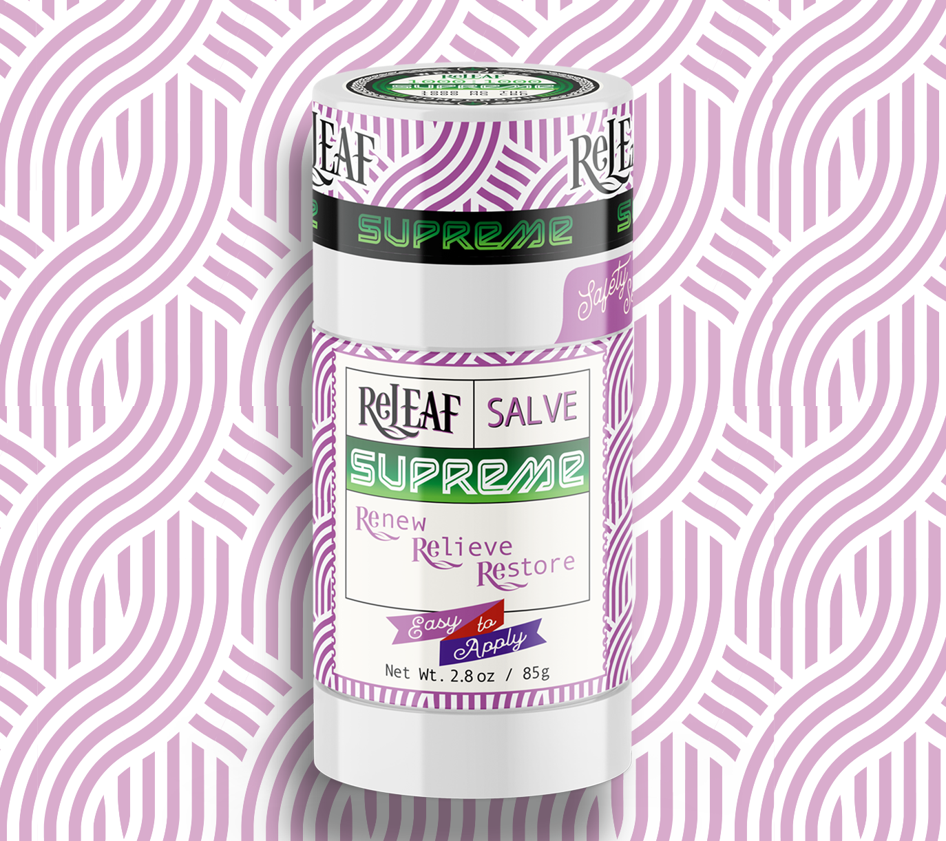 Photograph of Product: BAKED RELEAF - SUPREME SALVE - LAVENDER - 1000:1000
