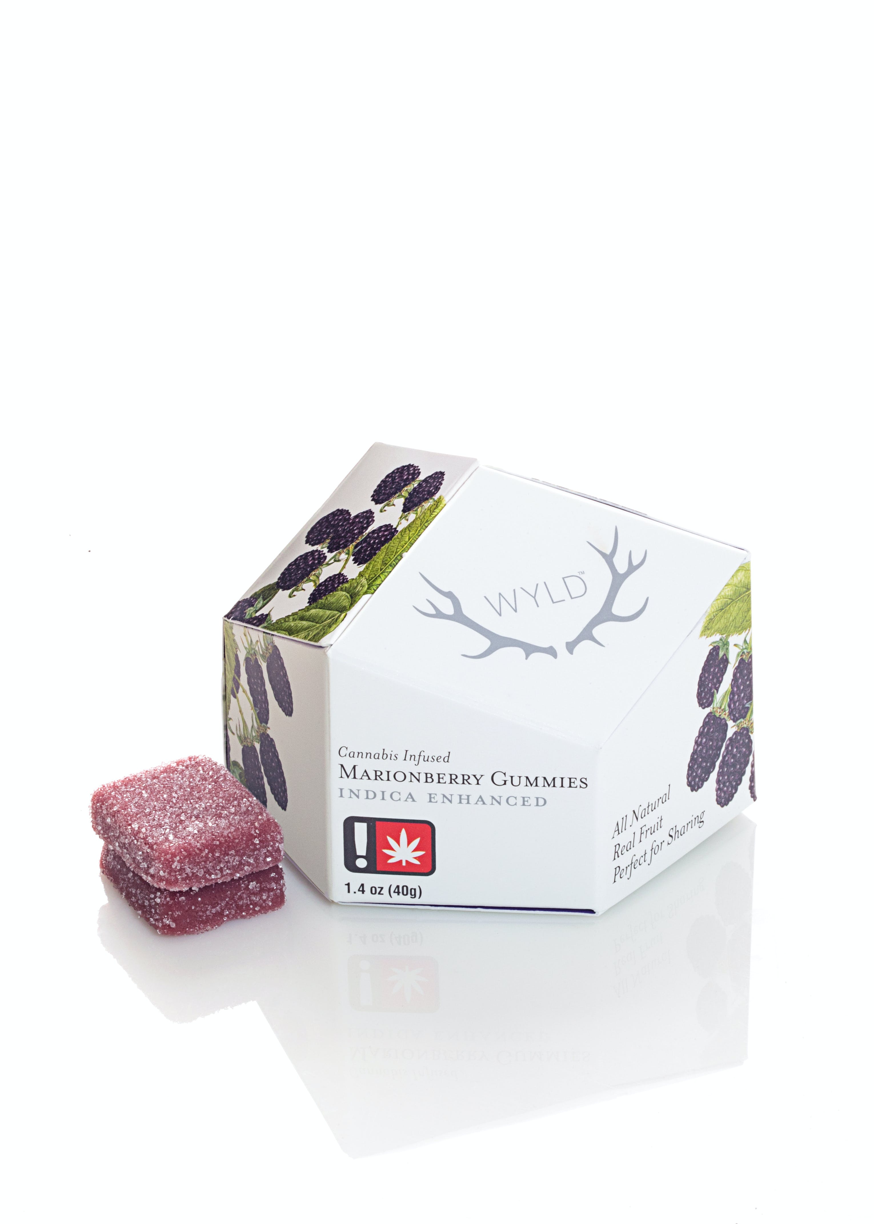 Photograph of product: WYLD | Marionberry | 100mg Gummies