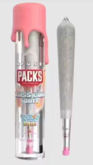 Photograph of product: Packs Peach Bellini Glass Cone Joint 1g