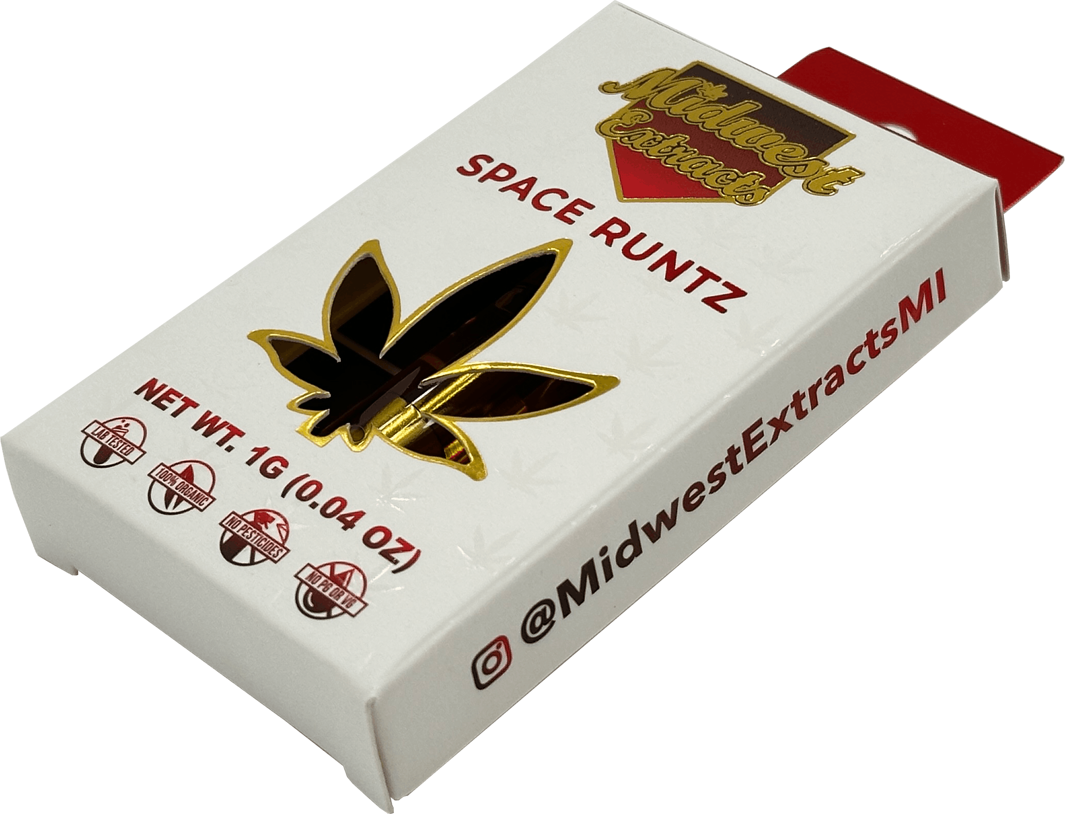 Photograph of product: AU Midwest Extracts: Space Runtz Cart (S)