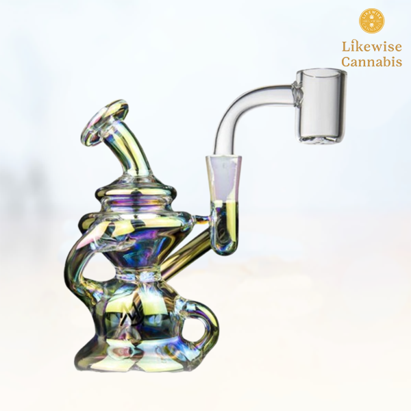 Photograph of product: IRIDESCENT HYDRA MINI DAB RIG