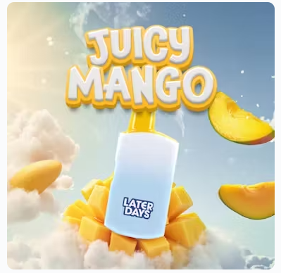 Photograph of product: Later Days | Juicy Mango | Disposable | 2g