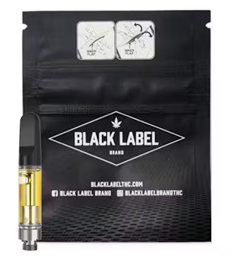Photograph of product: Black Label Strawberry Pound Cake Cartidge