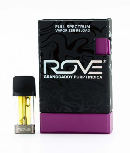 Photograph of product: Rove | Granddaddy Purp | Live Resin & Diamonds | 1g Pod Reload