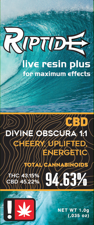 Photograph of product: Riptide Cartridge 1:1- Divine Obscura