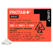 Photograph of product: Level Protab+ Boost, 200mg