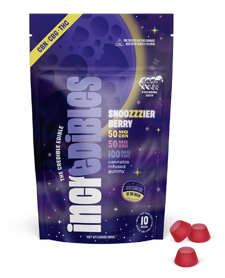 Photograph of product: Gummies | Snoozzzierberry | 5mg Per Serving | 20 Servings
