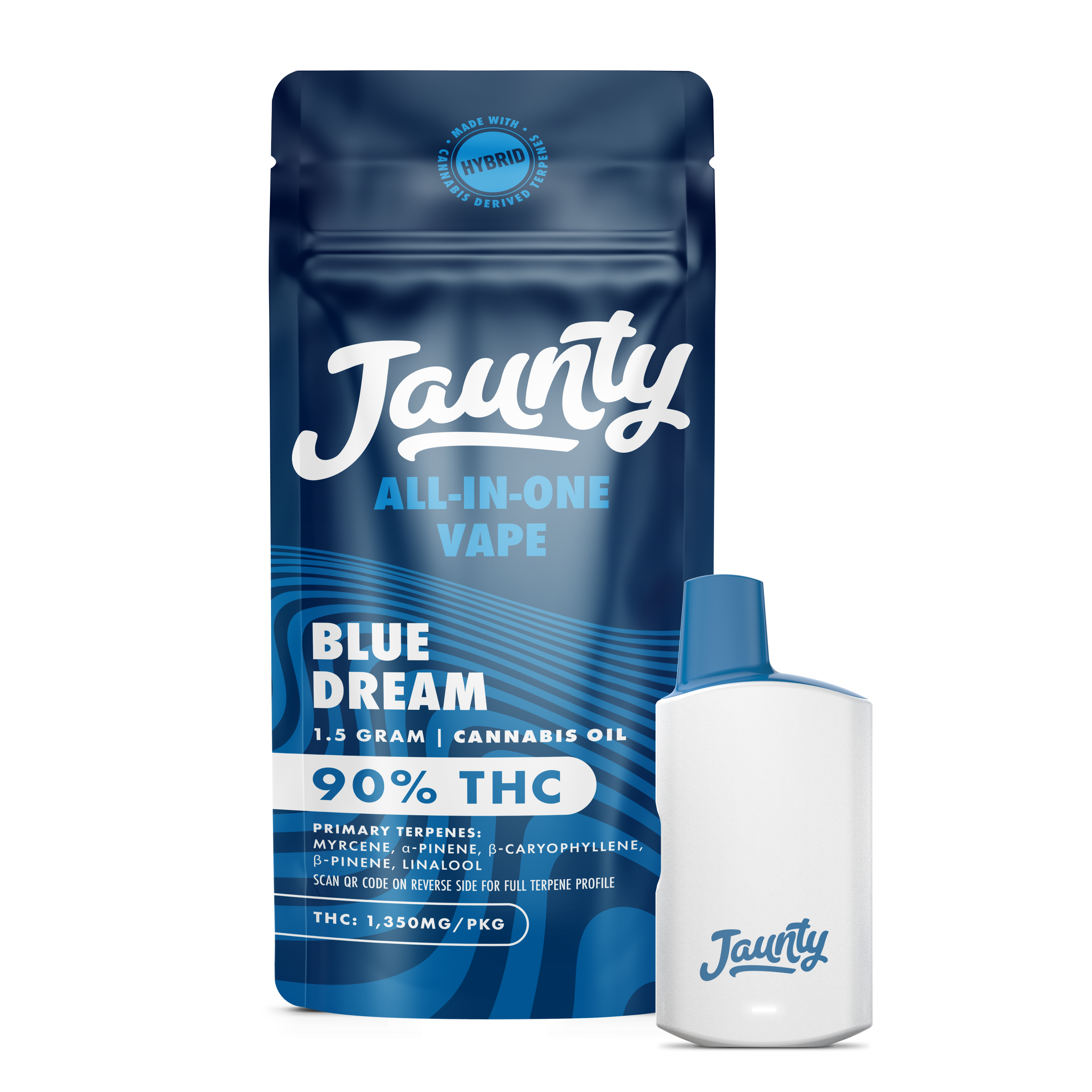 Photograph of product: Jaunty - Blue Dream - AIO Vape Pen
