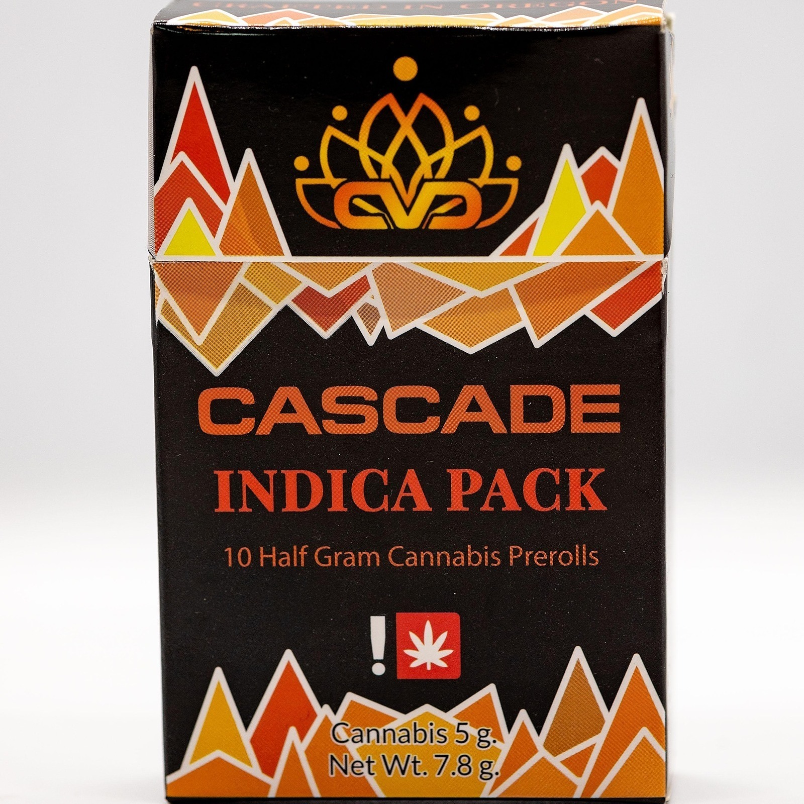 Photograph of product: Cascade Valley > Pre Roll 10pk x 0.5g > Oui'd > Mango Kush