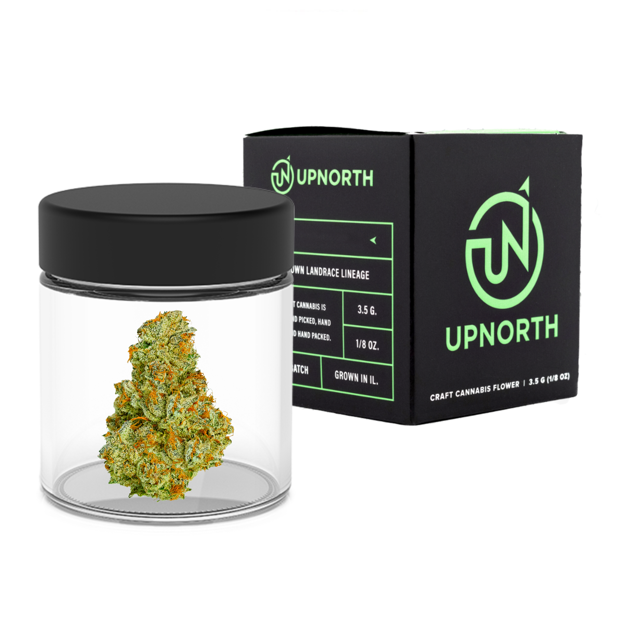 Photograph of product: Flower | UpNorth | Sour Diesel [1.88% Terps] - 3.5g