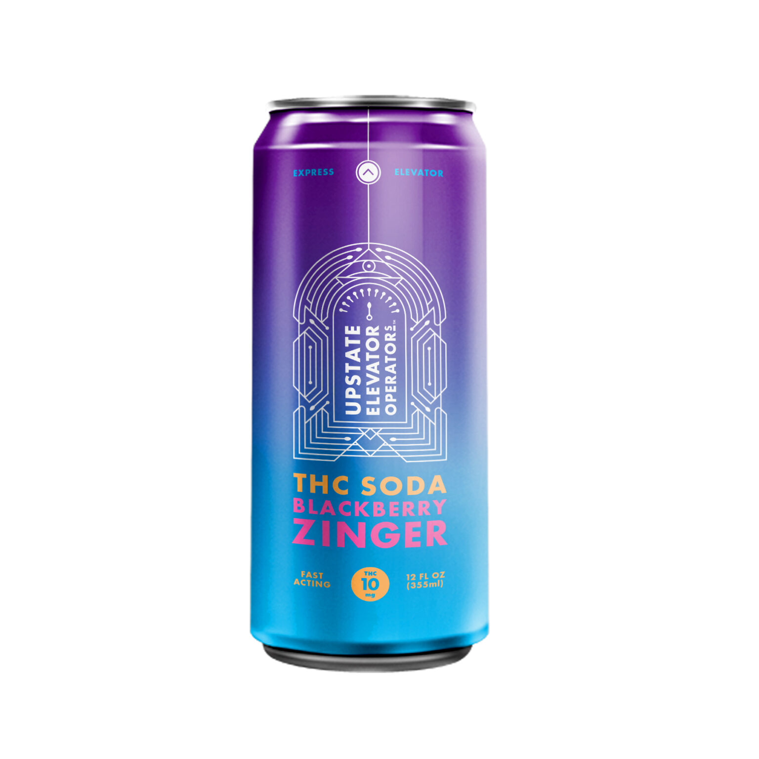 Photograph of product: Blackberry Zinger Soda