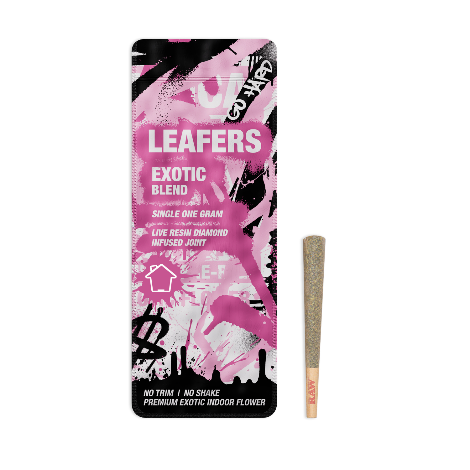 Photograph of Product: Exotic Blend Diamond-Infused Joint (1g)