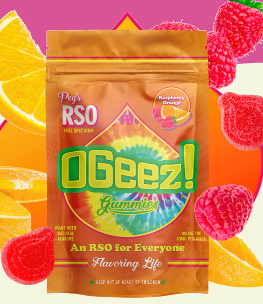 Photograph of product: Pegs Raspberry Orange RSO