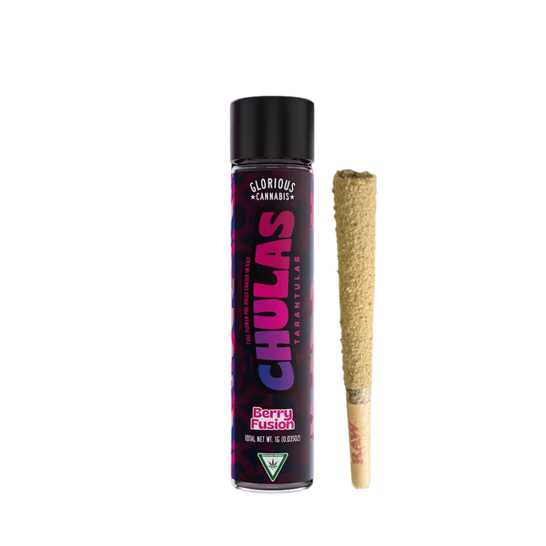Photograph of product: Chulas | Berry Fusion Infused Pre-Roll | 1g