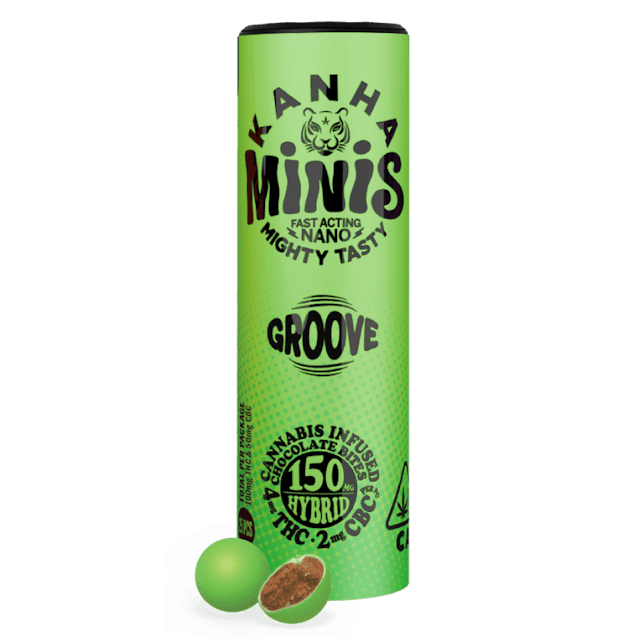 Photograph of product: Groove | 150mg 2:1 THC:CBC Nano Mini Chocolates