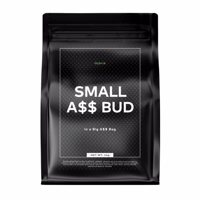 Photograph of product: Small A$$ Buds Prepack (1/8oz) Bazooka Haze - 3.5g