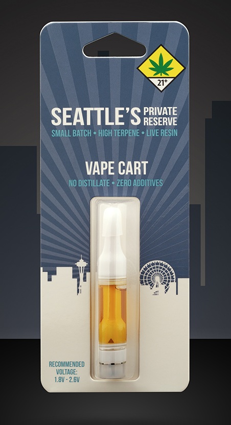 Photograph of product: Cake Frosting Live Resin Vape Cartridge