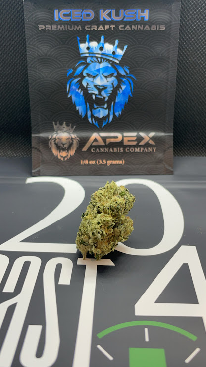 Photograph of product: Apex | Iced Kush | Bulk Flower - 28g