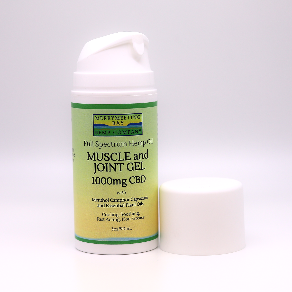 Photograph of product: Merrymeeting Bay Hemp Company - CBD Muscle Gel - 1000mg