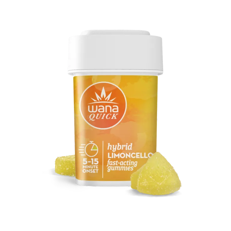 Photograph of product: Wana - Quick - Limoncello - 10ct Fast-Acting Gummies