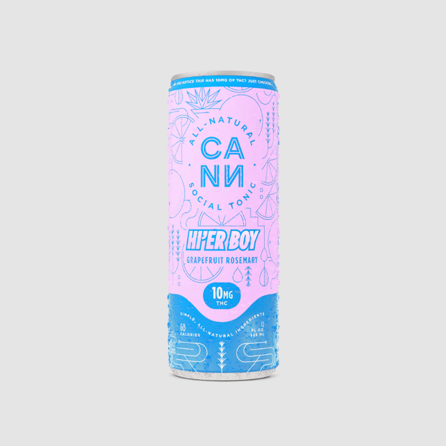 Photograph of product: Hi'er Boys | Grapefruit Rosemary | Single 12oz Can - 